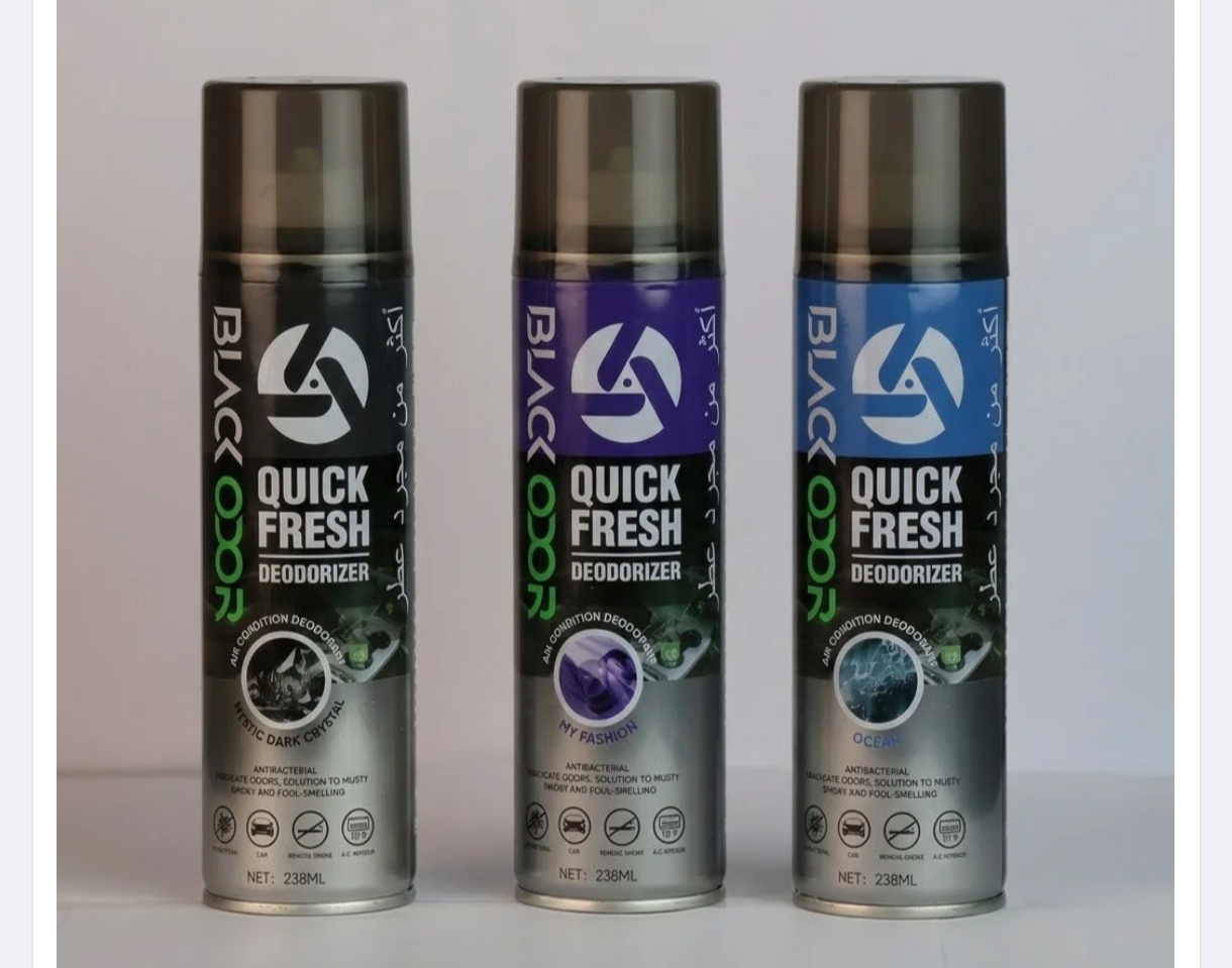 Black Odor Quick Fresh Car Air Freshener – Premium Long-Lasting Fragrance for a Cleaner, Fresher Drive