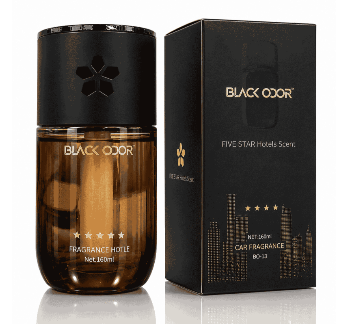 Black Odor Luxurious Car Perfume 160 ML Crown Plaza