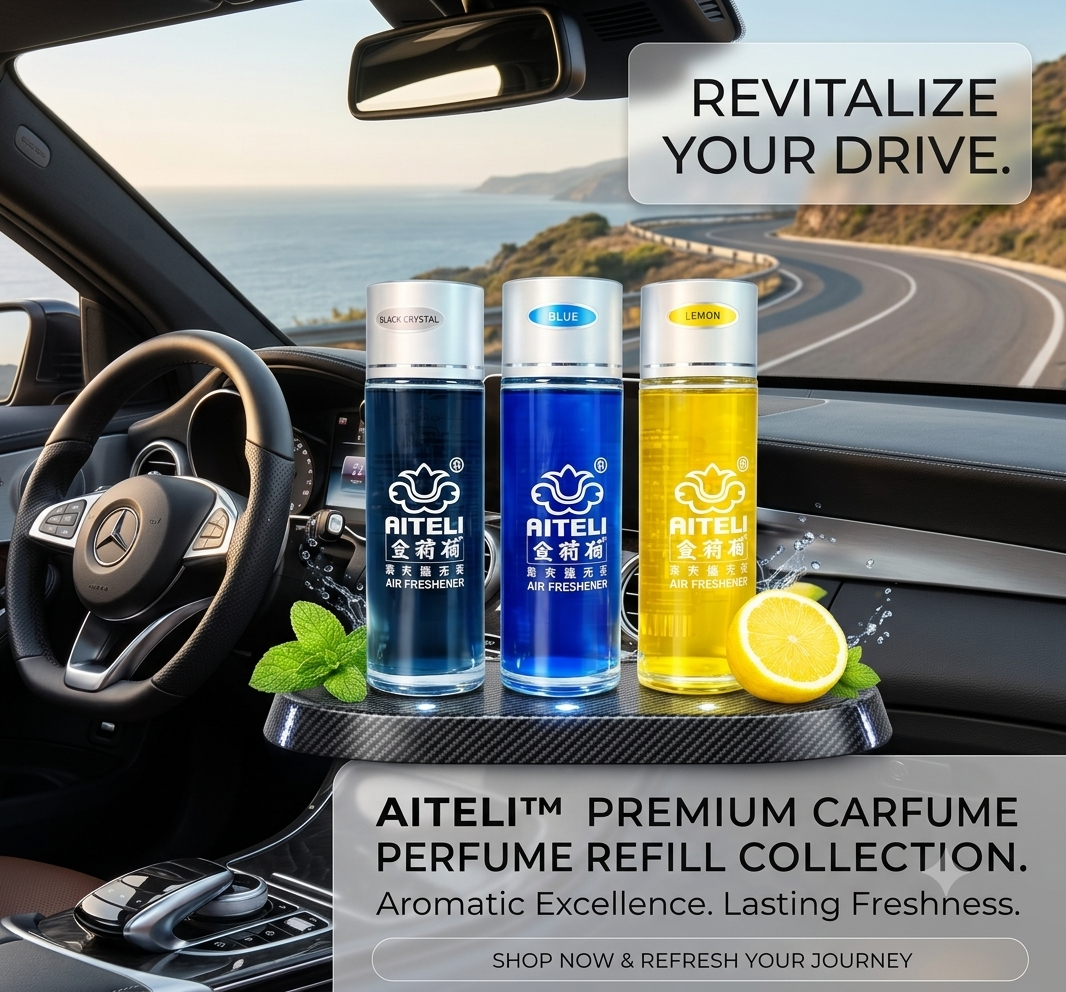 Aiteli Liquid Perfume Refill | 100ml Bottle, Long-Lasting Freshness & Powerful Odor Eliminator for Cars