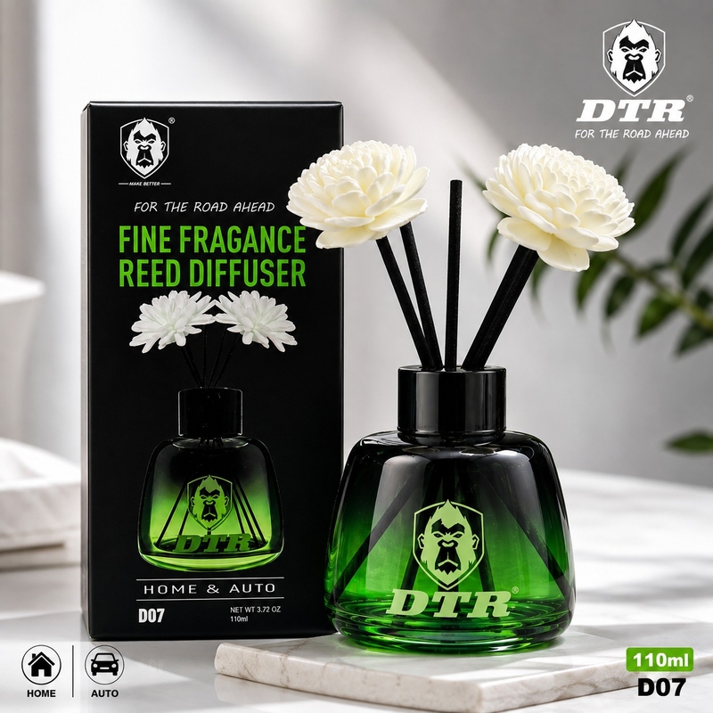DTR Flower Reed Air Freshner 110ml – Long Lasting Car & Home Fragrance
