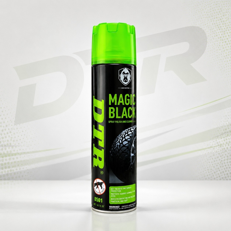 DTR Magic Black Tire Polish & Cleaner 650ml – Cleaner, Polish & Pet Repellent