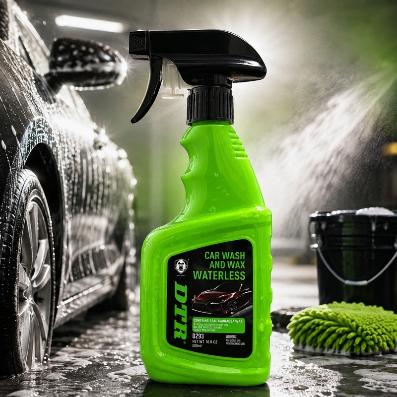 DTR Waterless Car Wash & Wax – Quick Carnauba Formula Car Cleaning Spray