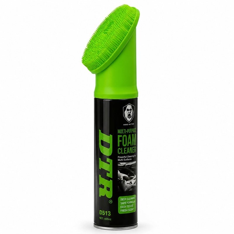 DTR Multi-Purpose Foam Cleaner – Deep Cleaning Spray with Brush Lid 375ml