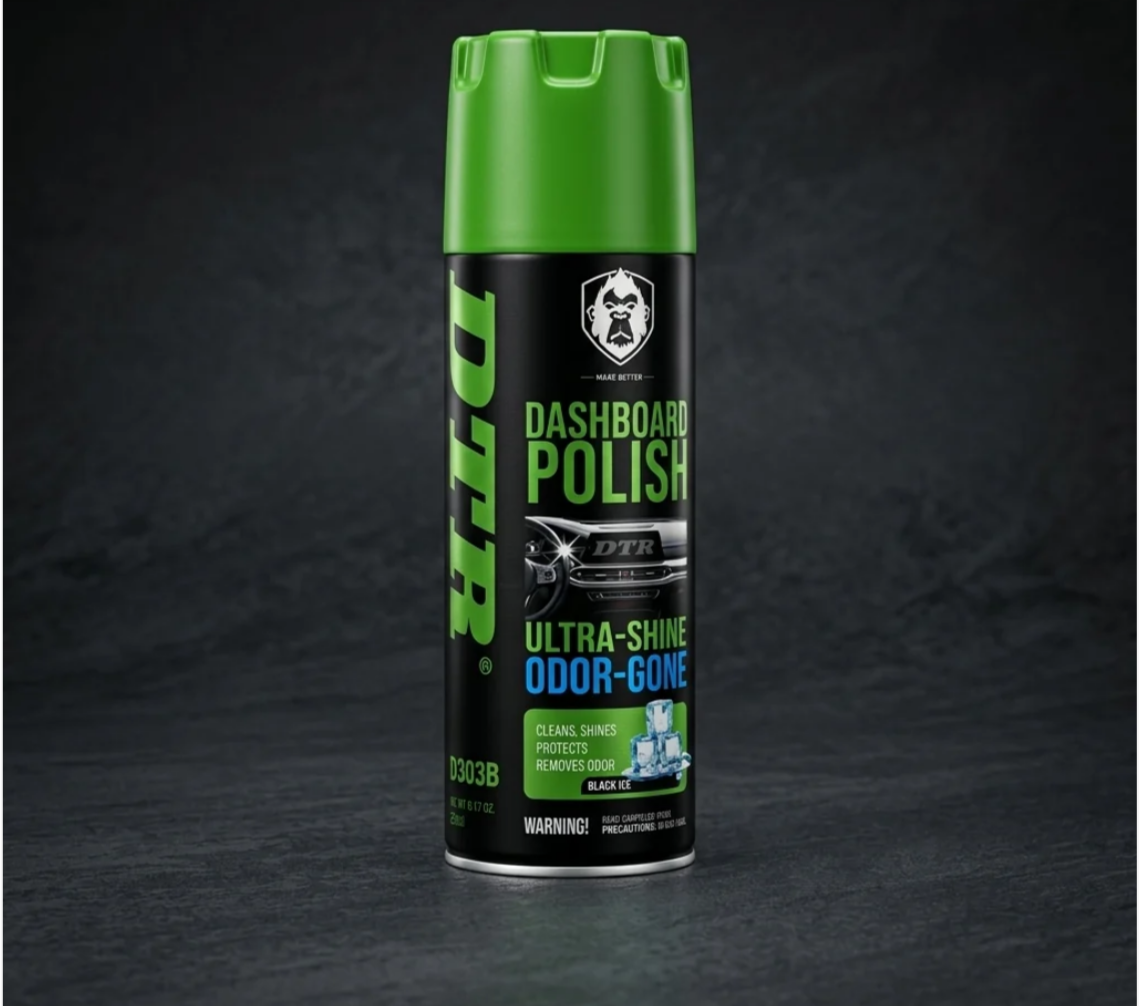 DTR Dashboard Polish 450ML Interior Cleaner – Shine & Protection for Car Interior