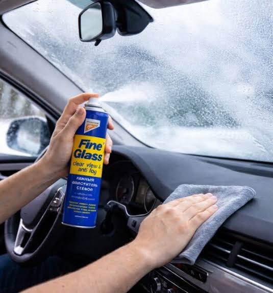 Kangaroo Fine Glass Anti-Fog Foam Cleaner – Clear View Car Glass Spray (290ml)