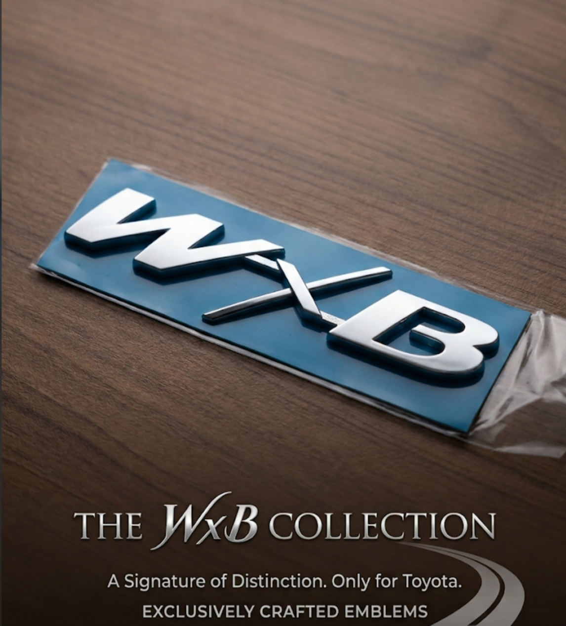 Toyota WxB Back Emblem for Axio Noah Fielder