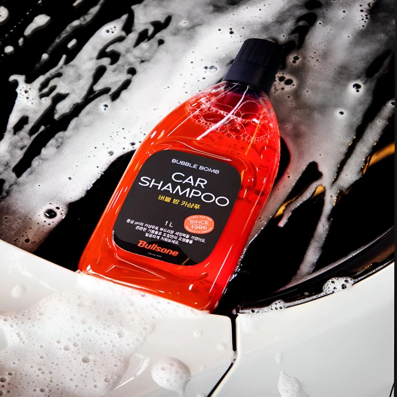 1L Bullsone Bubble Bomb Car Shampoo | Premium Cleaning for a Glossy Shine