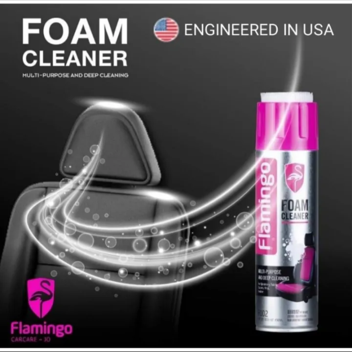 Flamingo Multi-Purpose Foam Cleaner 650ml