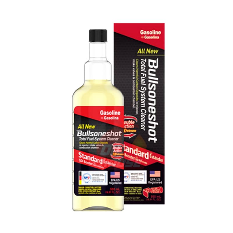 Bullsoneshot - Standard Total Fuel System Cleaner for Octane & Petrol Engines, 500 mL