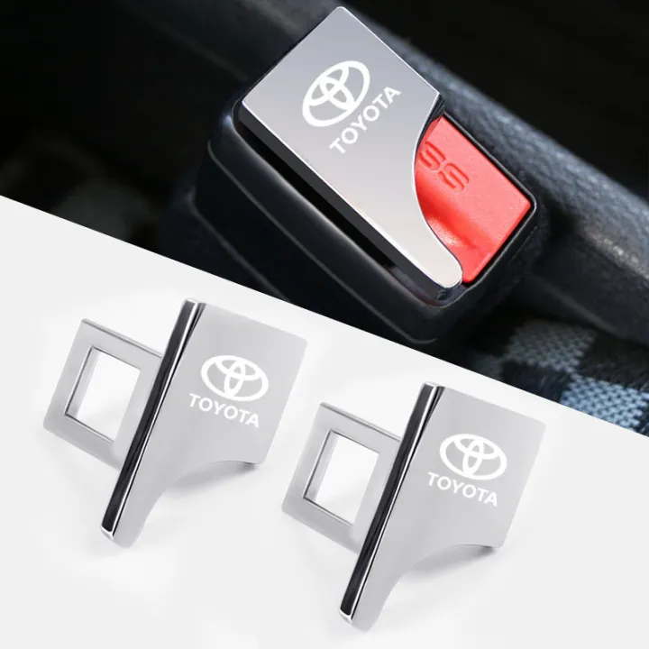 2Pack Car Seat Belt Clips Alarm Stopper Hidden Seat Belt Buckle Alarm Stopper Suitable For Car