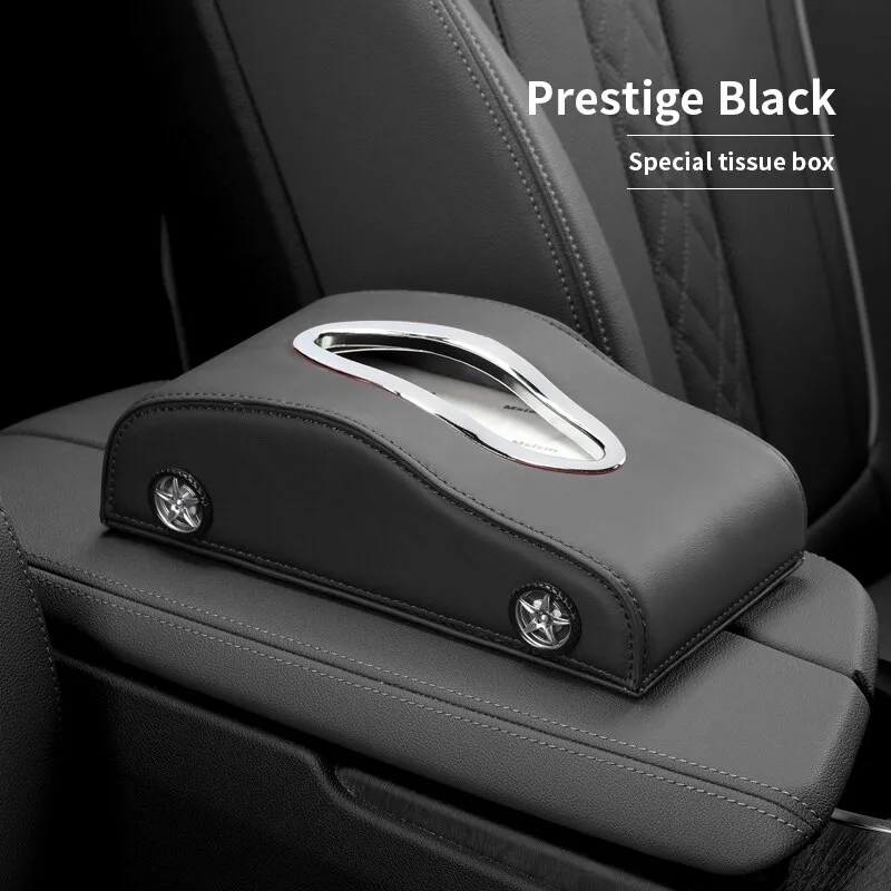 Car Shape Tissue Box PU Leather Universal Tissue Holder